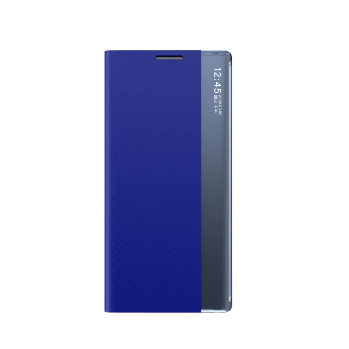 Neue Sleep Case Hülle mit Klapp- und Ständerfunktion für Samsung Galaxy S25 Edge - Blau