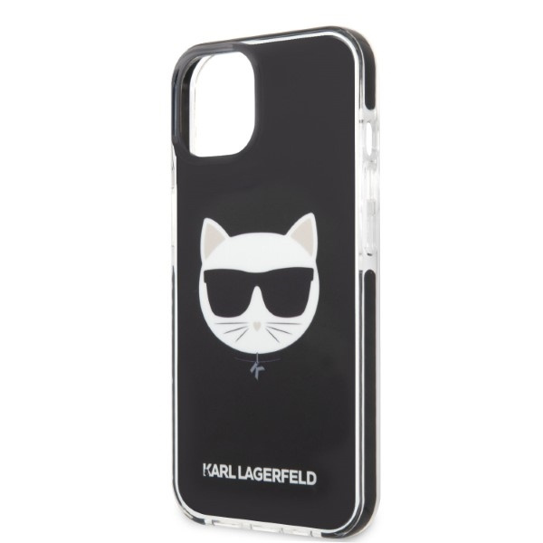 Obal Karl Lagerfeld Klhcp13mtpeck iPhone 13 6,1" Hardcase Black/black Choupette Head Case