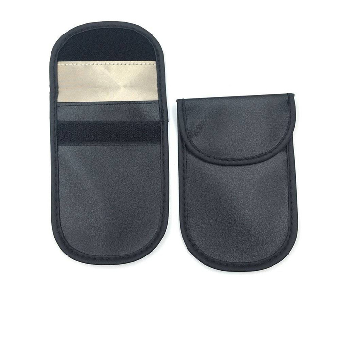 Vertical Signal blocking chest Radio blocking Faraday case for car keys 14 cm x 10 cm black