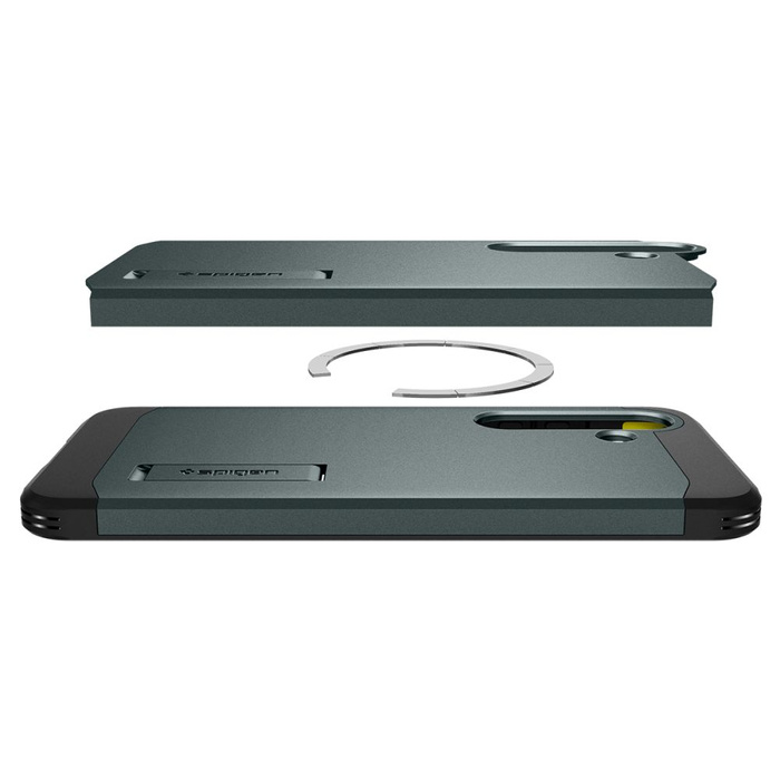 Case Spigen Tough Armor MagSafe GALAXY S25 ABYSS GREEN