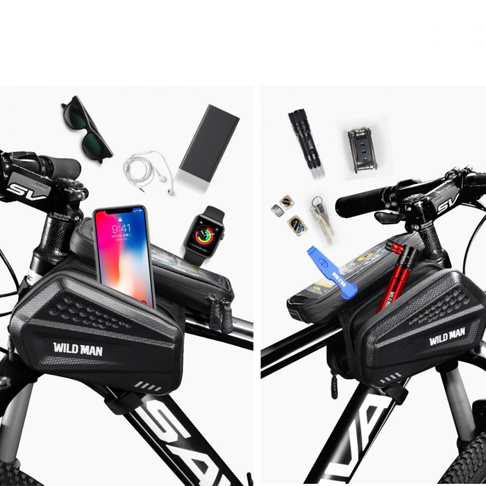 FUNDA RÍGIDA WILDMAN PARA BICICLETA "XXL" NEGRA