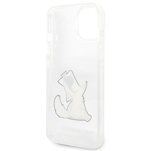 Case KARL LAGERFELD Apple iPhone 14 Plus Choupette Fun Clear Hardcase