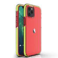Spring Case cover custodia color gel per iPhone 13 mini giallo
