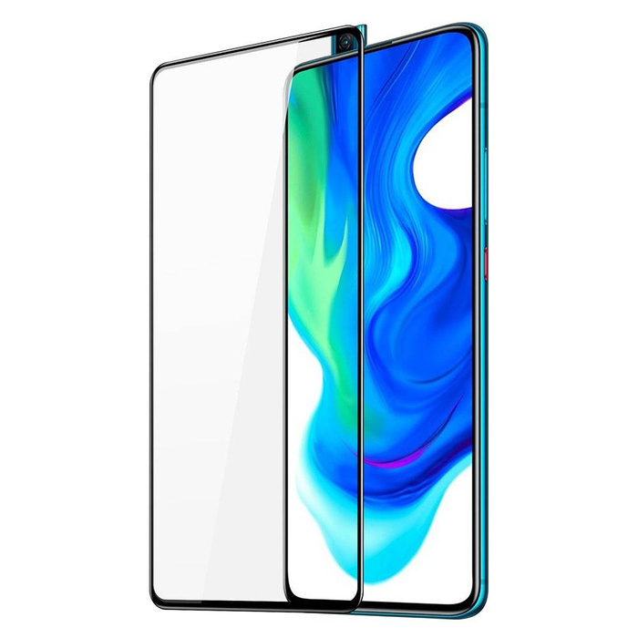 Dux Ducis 9D Tempered Glass Tough Screen Protector Full Coveraged with Frame for Xiaomi Redmi K30 Pro / Poco F2 Pro black (case friendly)