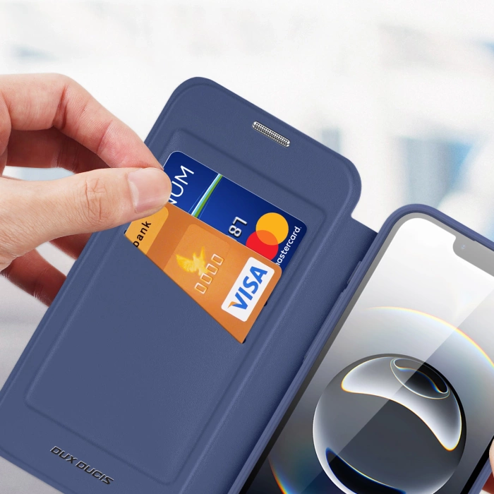 Dux Ducis Skin X Pro Case mit MagSafe für iPhone 16e - Blau