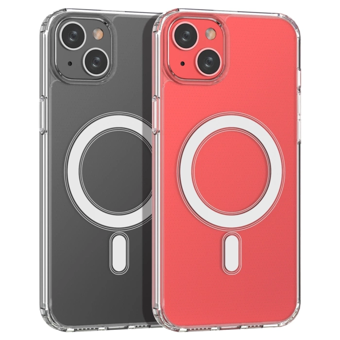 MagSafe iPhone 15 Clear Magnetic Case - transparent