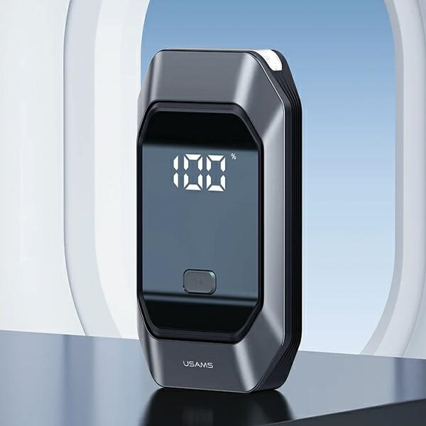 USAMS Jumpstarter Powerbank 8000mAh + wbudowana latarka czarny/black ZB284ZDB01 (US-ZB284)