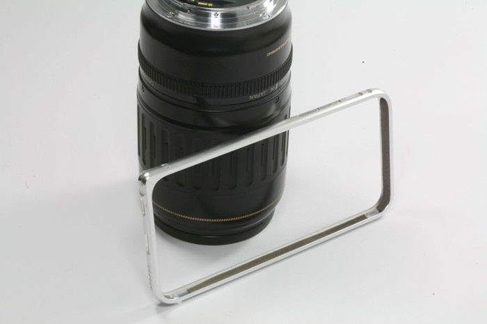 Telefontok iPhone 6 6S MELKCO fém lökhárító SILVER+ fólia