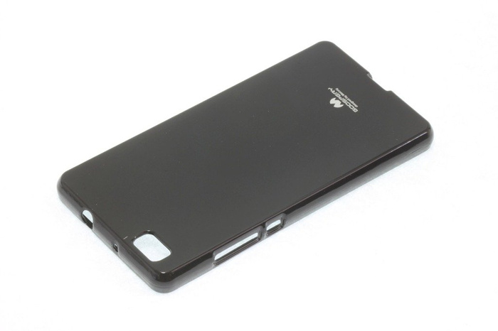 Puzdro MERCURY Jelly Case Huawei P8 Lite Black Silicone Cover