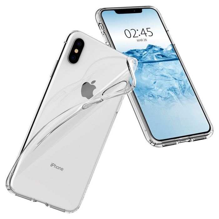 Puzdro SPIGEN iPhone X XS Puzdro z tekutých kryštálov číre Apple