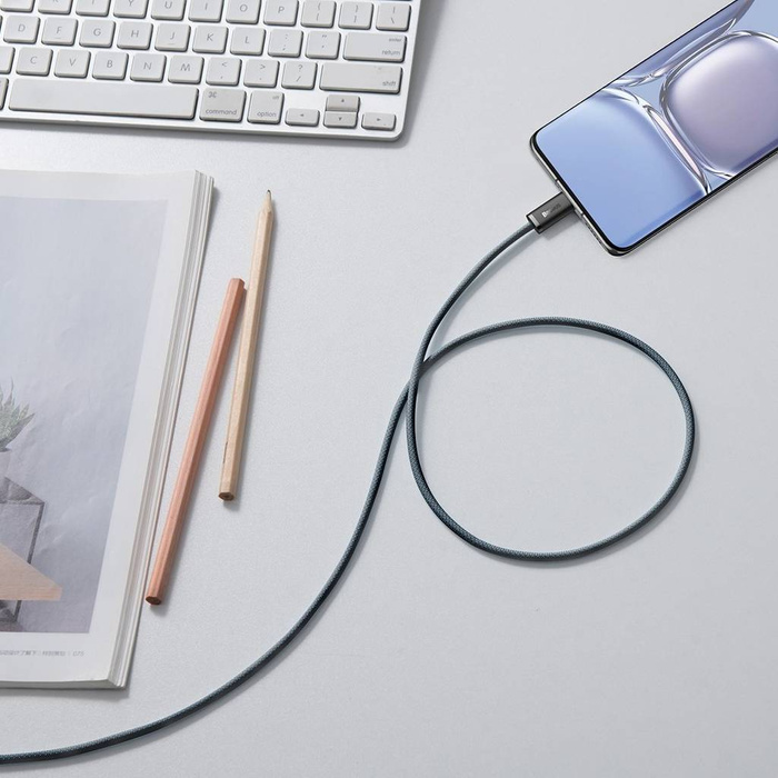 Baseus Dynamic Series gyorstöltő adatkábel Type-C-C Type-C 100W 2m palaszürke