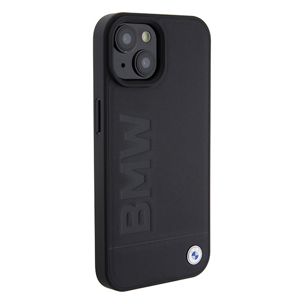 Case BMW BMHMP15SSLLBK iPhone 15 6.1" black/black MagSafe hardcase Signature Logo Imprint Case