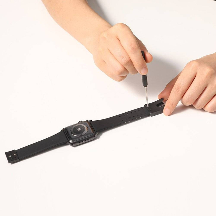 Baseus Slip-Thru Watch Band per AP Watch Series 3/4/5/6/SE 38mm/40mm Nero (LBWSE-01)