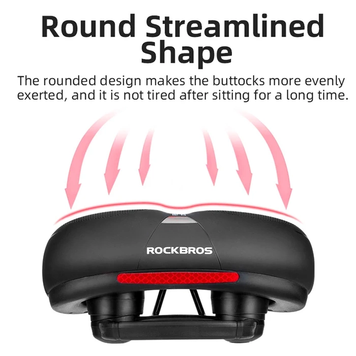 Sella per bicicletta Rockbros AQ-6090B - nera e blu