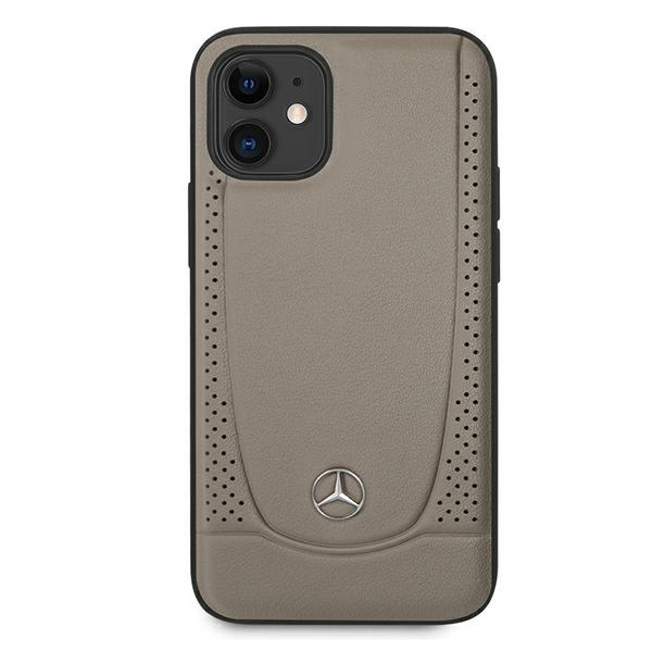 Mercedes Apple iPhone 12 Mini Urban Line Brown Case