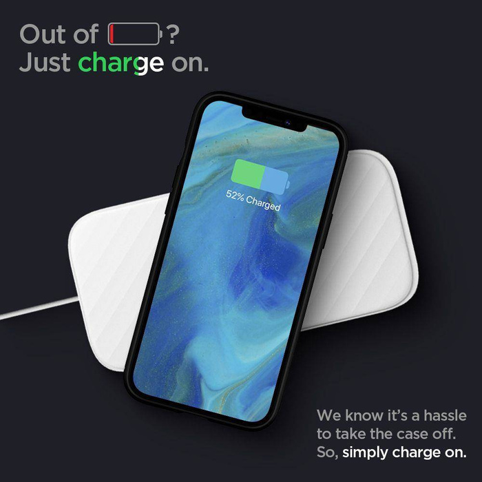 Coque SPIGEN iPhone 12 / 12 Pro Rugged Armor Matte Black + 3MK Flexible Glass Lite