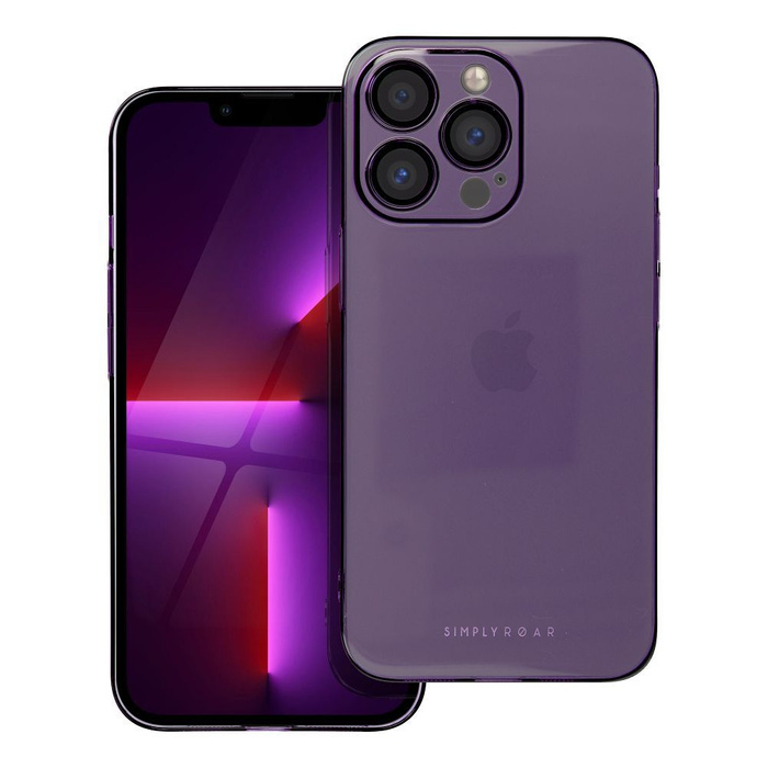 ROAR futerał PURE SIMPLE FIT do IPHONE 13 Pro Fioletowy