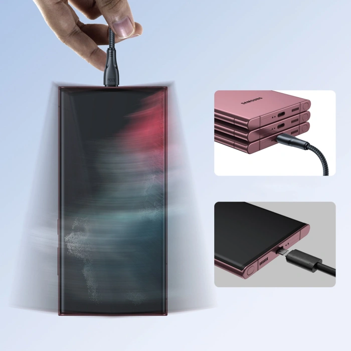 Kabel Joyroom S-A11 Surpass 60W USB-C - USB-C 0,25m - czarny