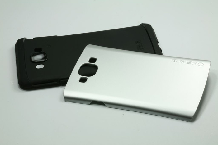 Hülle Samsung Galaxy A7 VERUS Hard Drop Licht Silber als Spigen SGP Abdeckung