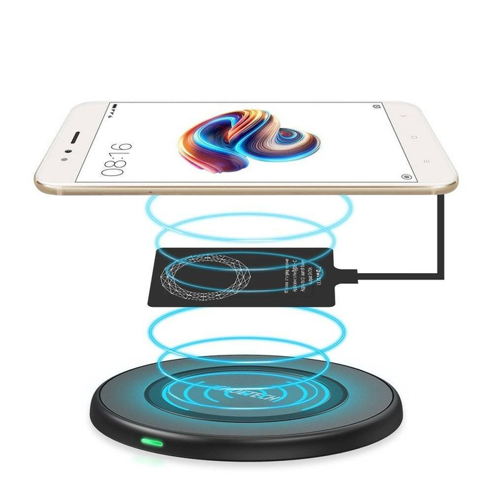 [B WARE] Choetech Wireless Charging Adapter für Qi USB Typ C Induktionseinsatz schwarz (WP-TYPEC)