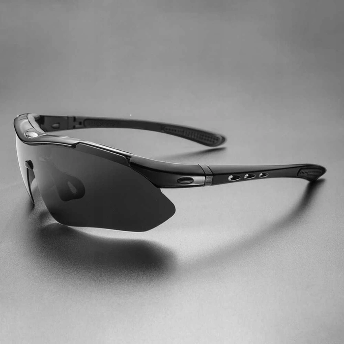 Rockbros 10003 polarisierte Fahrradbrille – schwarz