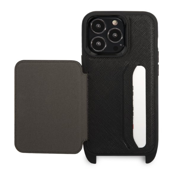 Hülle Karl Lagerfeld Klhcp13lsakhpk iPhone 13 Pro / 13 6.1" Hardcase Saffiano Metall Karl Kopf Case