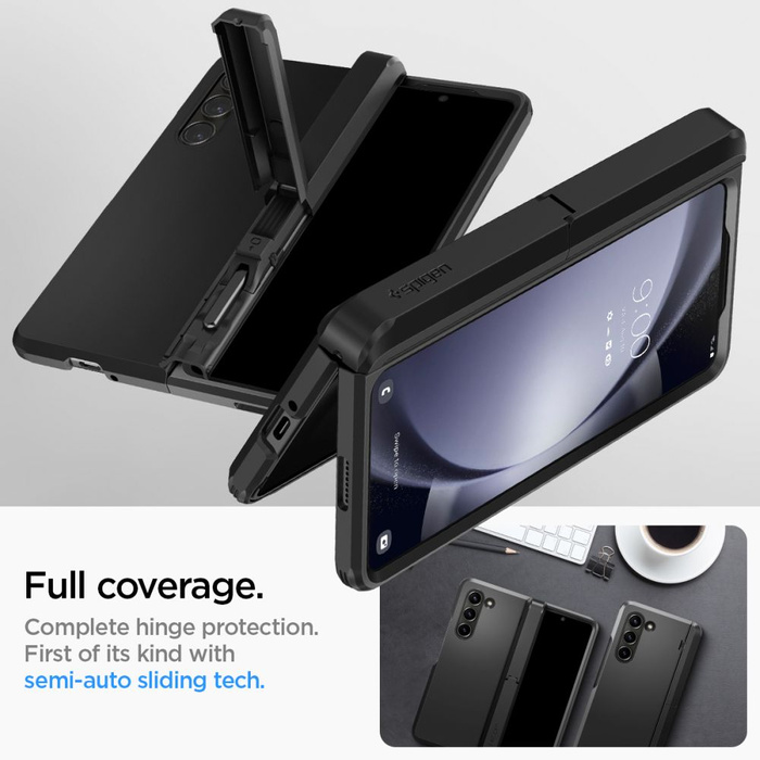 Funda Spigen Tough Armor Pro Bolígrafo Galaxy Z Fold 5 Negro Case