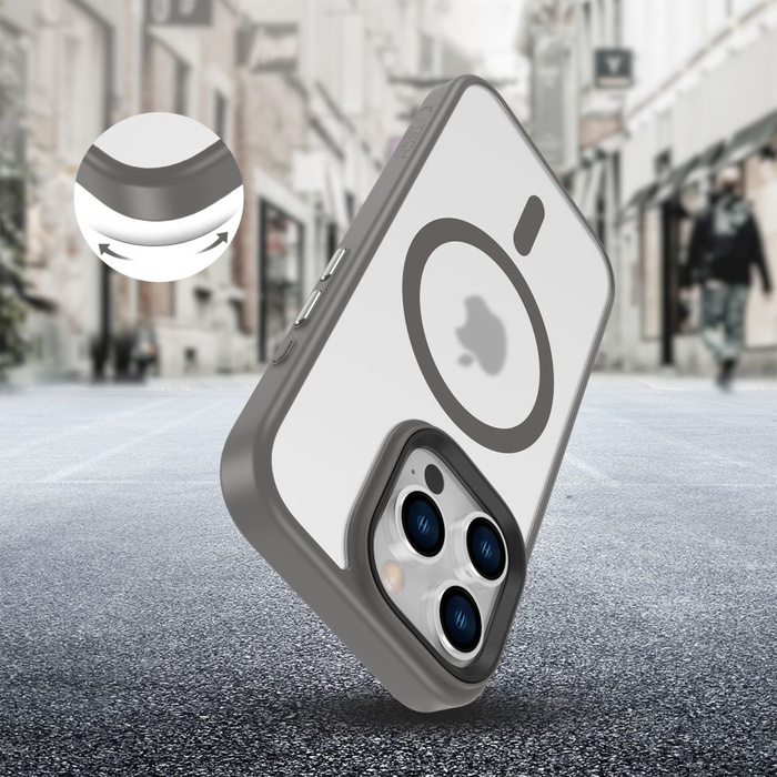 ETUI TECH-PROTECT MAGMAT MAGSAFE IPHONE 16 PRO MATTE TITANIUM