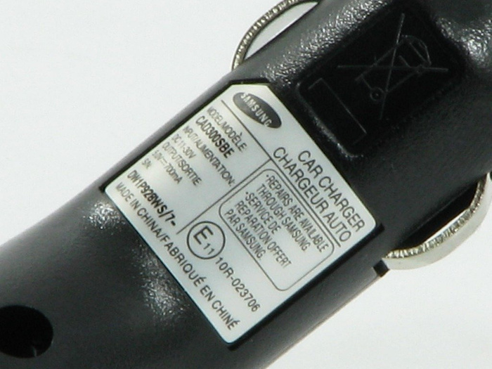 AUTÓTÖLTŐ SAMSUNG I900 Omnia U900 F480