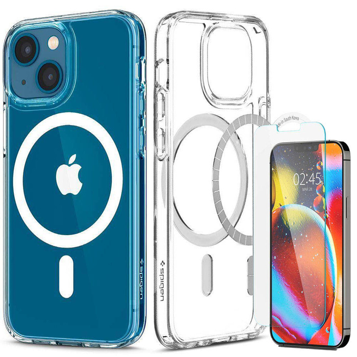 Cover SPIGEN iPhone 13 Ultra Hybrid Magsafe White Case