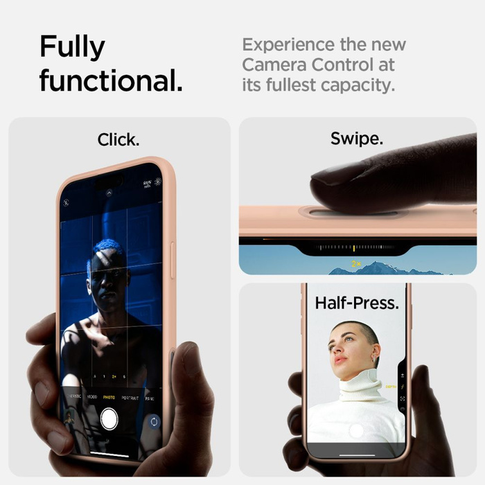 Funda Spigen Ultra Hybrid Mag MagSafe IPhone "T" 16 PRO MAX FROST ROSE TITANIUM