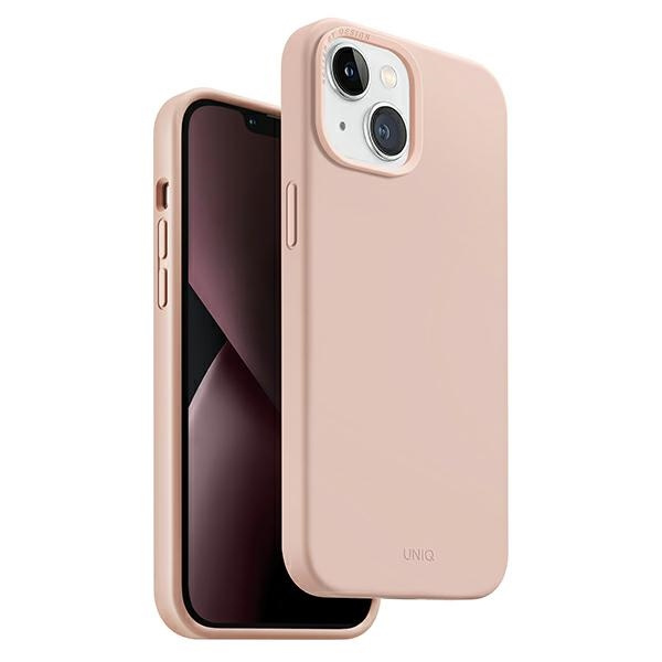 UNIQ case Lino Hue iPhone 14 Plus 6.7" Magclick Charging pink/blush pink