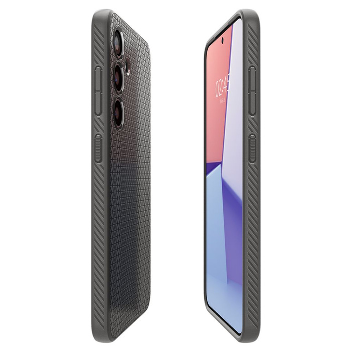 Coque Spigen Liquid Air Samsung Galaxy S24 Gris granite Case