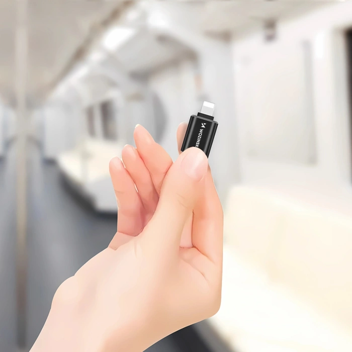 Adapter Wozinsky WALA-01 Lightning - USB-A OTG - czarny
