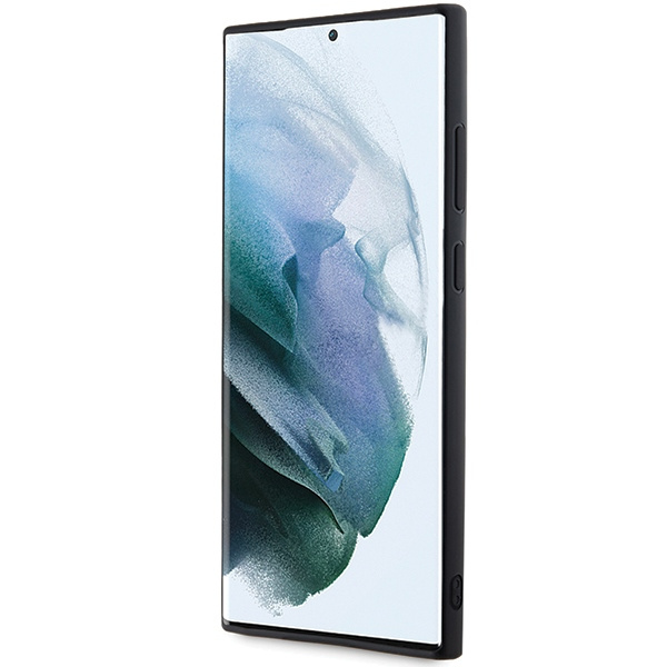 Etui Karl Lagerfeld KLHCS23L3DMBKCK Galaxy S23 Ultra S918 czarny/black hardcase 3D Rubber Glitter Logo