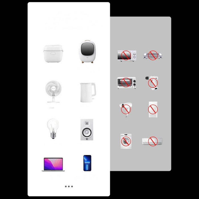 Inversor de corriente para coche Baseus 150W 12V / 500W 220V (enchufe EU y CN) negro (CGNB000101)