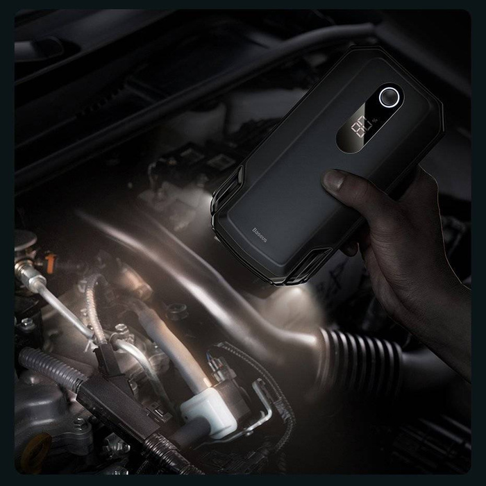 Démarreur de voiture Baseus Super Energy Max (20000mAh, Peakcurrent 2000A) + câble noir (CGNL020001)