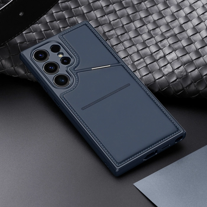 Custodia Dux Ducis Rafi ll Mag per Samsung Galaxy S24 Ultra - blu