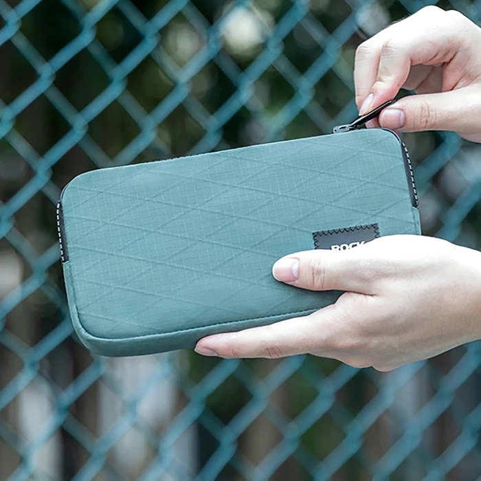 Rockbros Fahrradtasche 30990043006 für Handy, Schlüssel, Geldbörse 0,15 l – Türkis