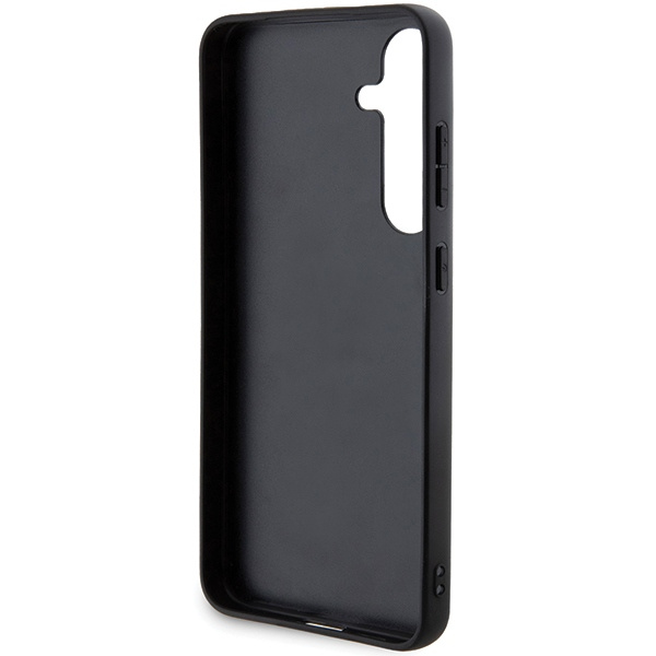 Etui Karl Lagerfeld KLHCS24MPSAKCMPK Samsung Galaxy S24 Plus S926 hardcase czarny/black Saffiano Karl & Choupette Metal Pin Case