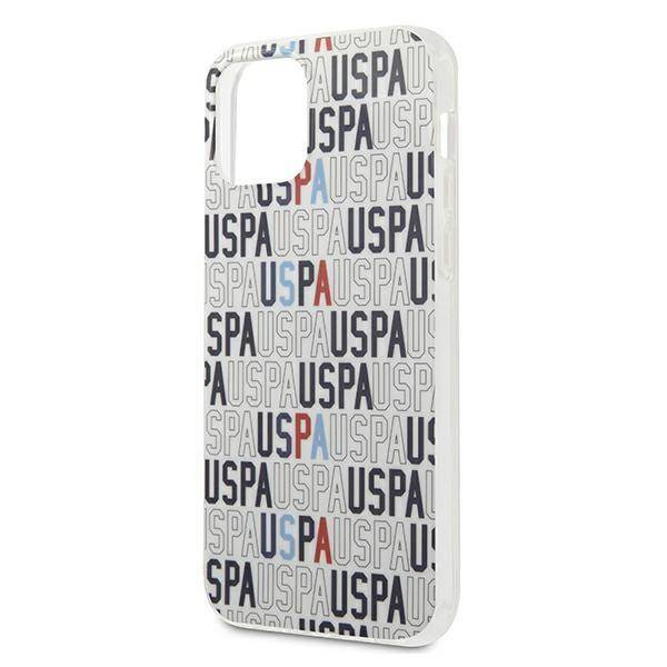 Puzdro US POLO Apple iPhone 12 Pro Max 6.7 Logo Mania Collection USHCP12LPCUSPA6 White Case