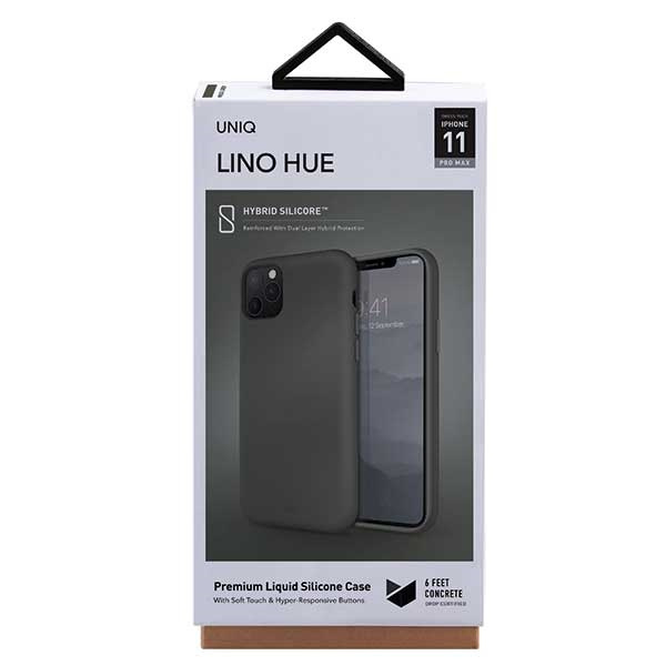 Puzdro UNIQ Apple iPhone 11 Pro Max Lino Hue Grey Case