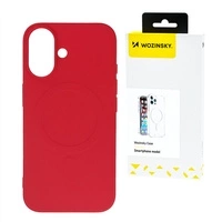 Liquid Silicone Case MagSafe for Samsung Galaxy S25+ - Red