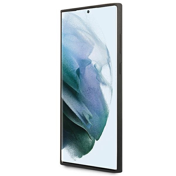 Coque FERRARI Samsung Galaxy S22 Ultra On Track Silicone Noir Durcase