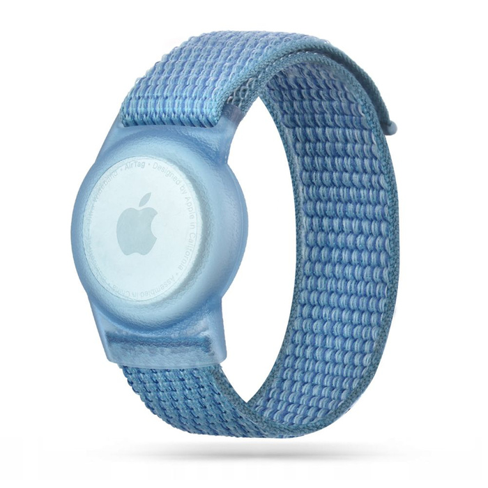 TECH-PROTECT NYLON FÜR KINDER Apple AIRTAG BLAU