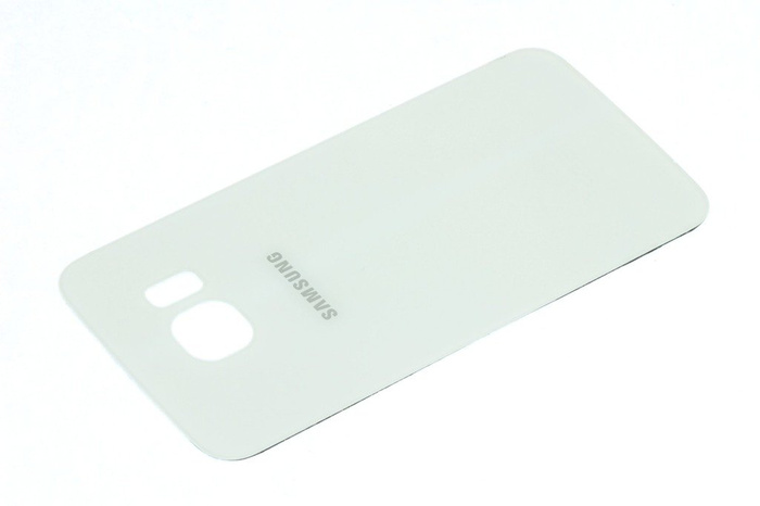 SAMSUNG Galaxy S6 Edge Akku Tür Original Grad B Perle weiß