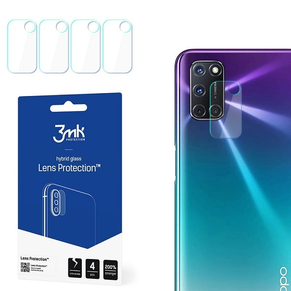 3MK Oppo A72 lencse védőüveg 4db