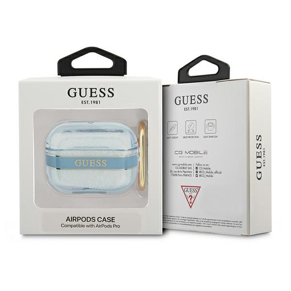 Case GUESS Apple AirPods Pro Cover Strap Collection Blue Case