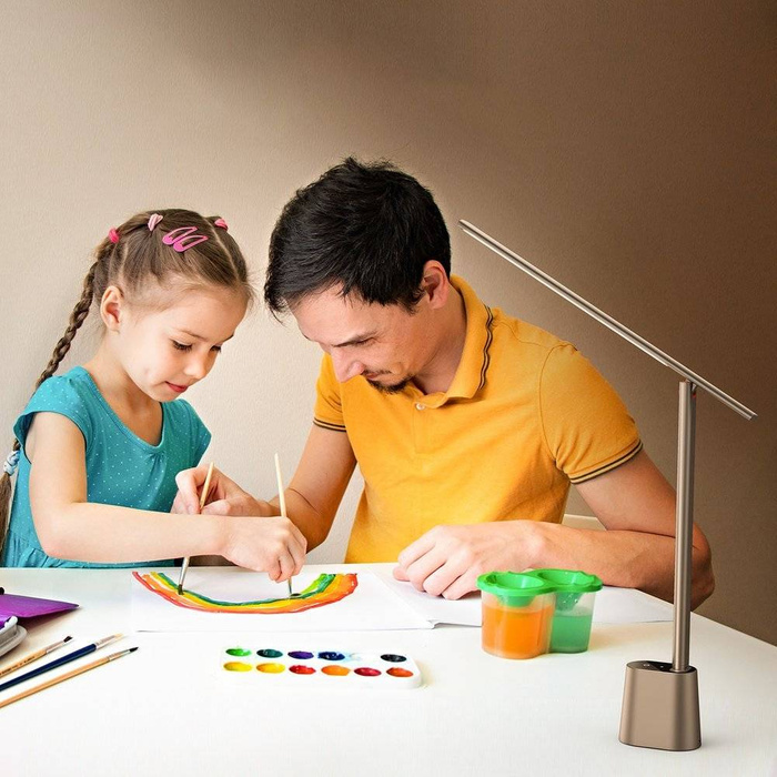 Baseus Smart Eye rechargeable folding reading desk LED lamp (Smart Light) gray (DGZG-0G)