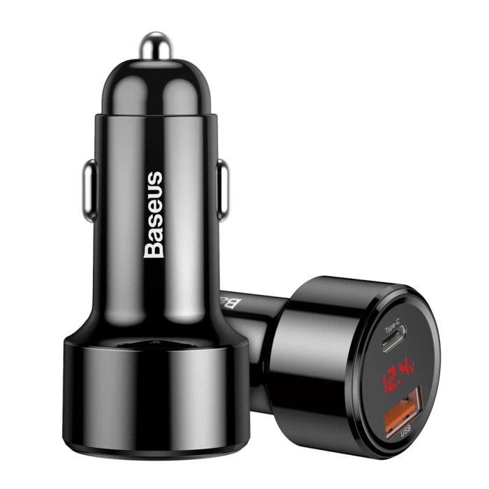 Baseus Magic Series PPS CCMLC20C-01 Autoladegerät 45 W USB-C PD / USB-A QC – Schwarz
